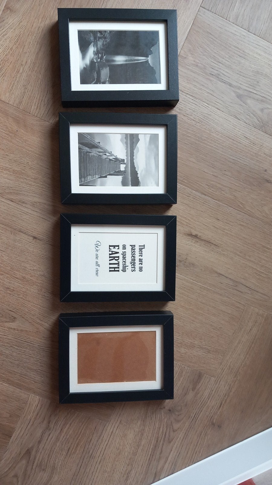 Zwarte fotolijstjes Ikea Ribba, Ophalen of Verzenden, Zo goed als nieuw, Fotolijst, Met ophangsysteem