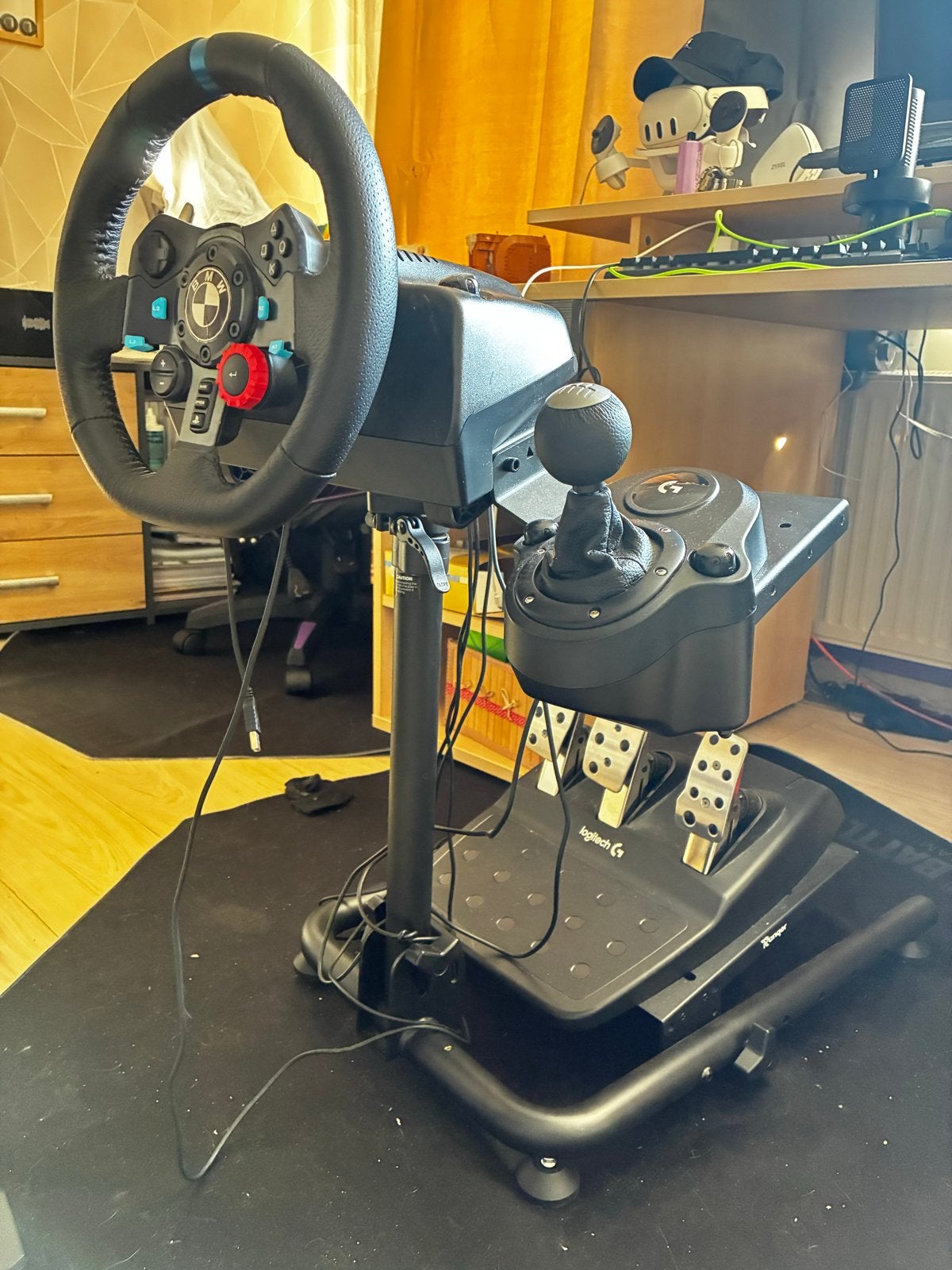 Logitech G29 racestuur met pedalen en schakelpook, Ophalen, Gebruikt
