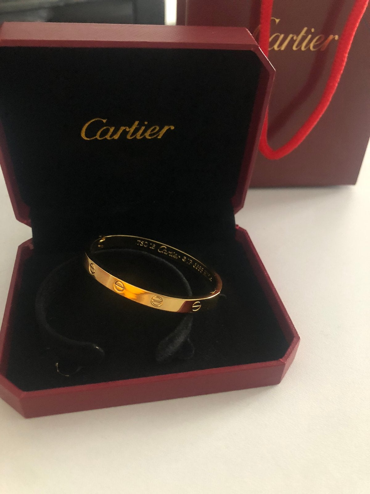 Cartier armband maat 16 dunne pols .Love armband, Ophalen of Verzenden, Nieuw, Goud, Zilver
