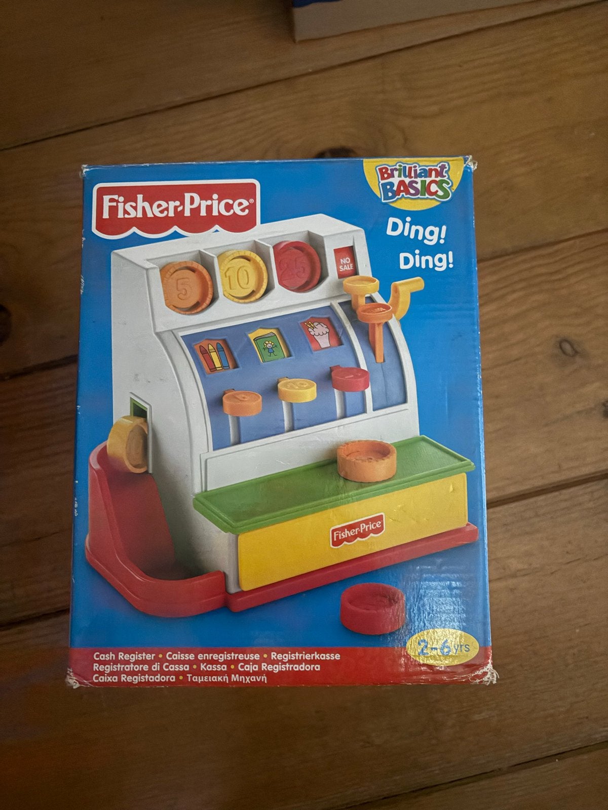 Fisher-Price Kassa Speelgoed - Ding! Ding! Geluid, Ophalen, Zo goed als nieuw, Speelset, Met geluid