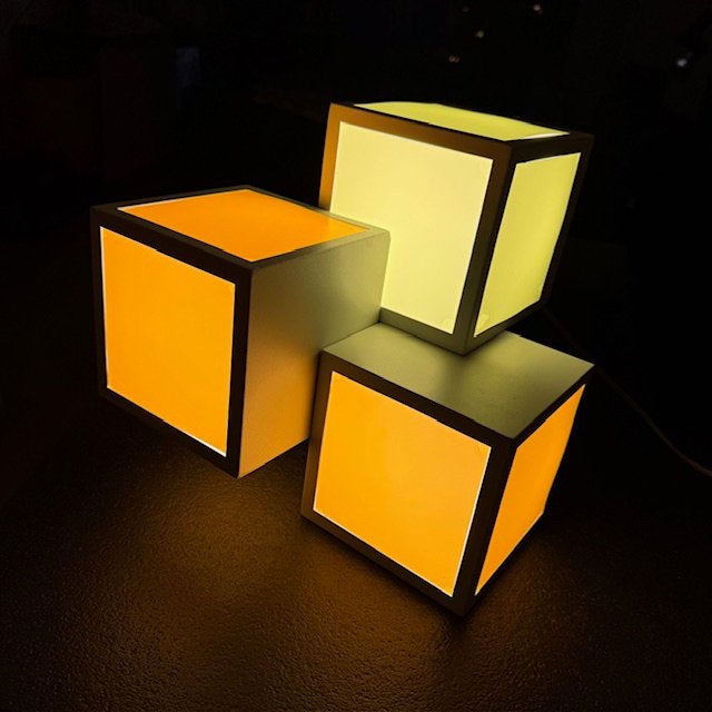 Plafondlamp, wandlamp, Brilliant, Cubix led, design, Germany, Ophalen of Verzenden, Zo goed als nieuw, Metaal