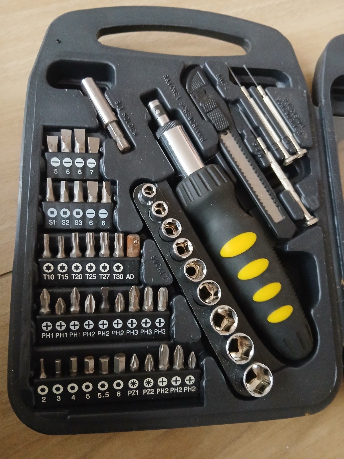 gereedschap met doppen, Doe-het-zelf en Verbouw, Gereedschap | Handgereedschap, Ophalen of Verzenden, Gebruikt