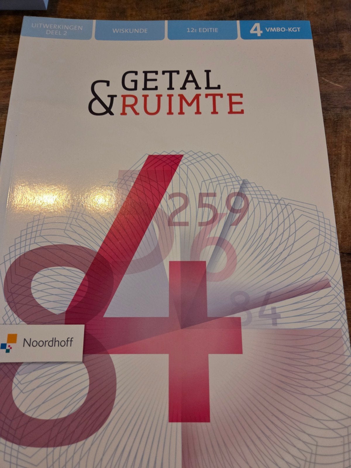 Getal en ruimte uitwerkingen, Boeken, VMBO, Wiskunde A, C.J. Admiraal, Ophalen of Verzenden
