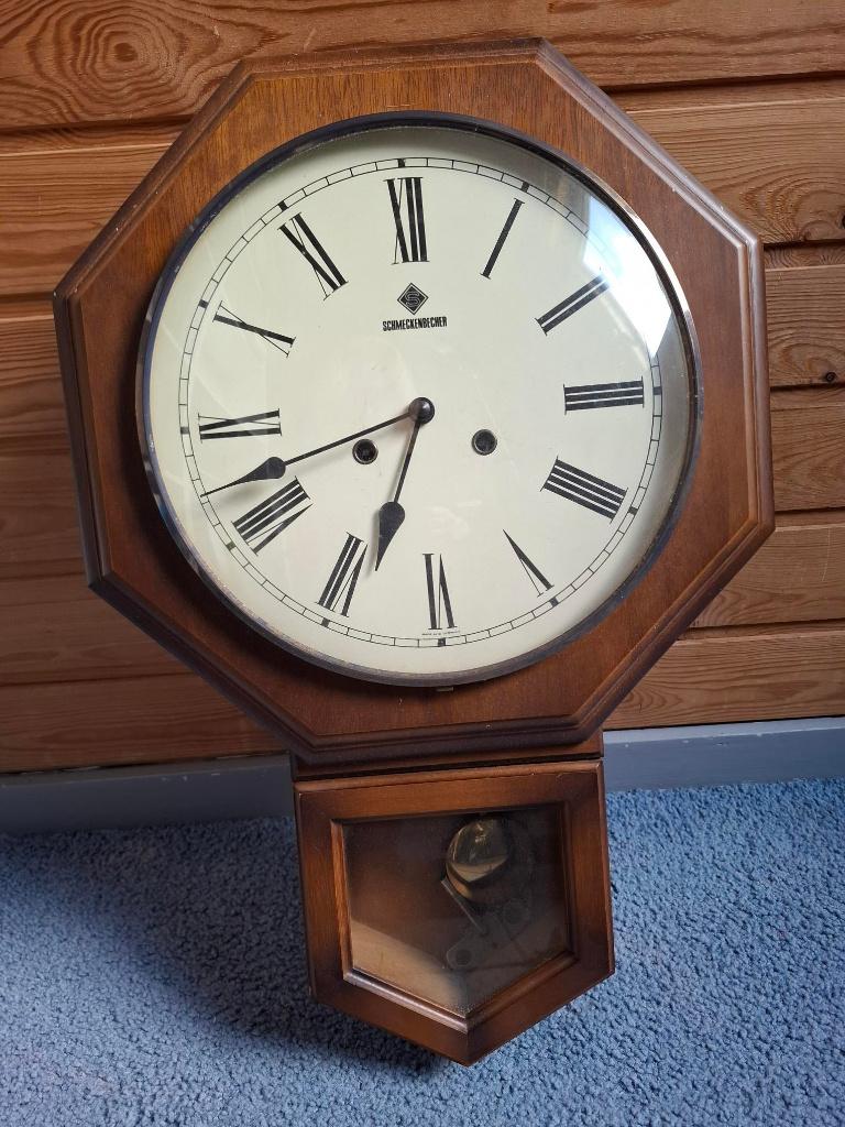 Wandklok hout, Ophalen, Gebruikt, Wandklok