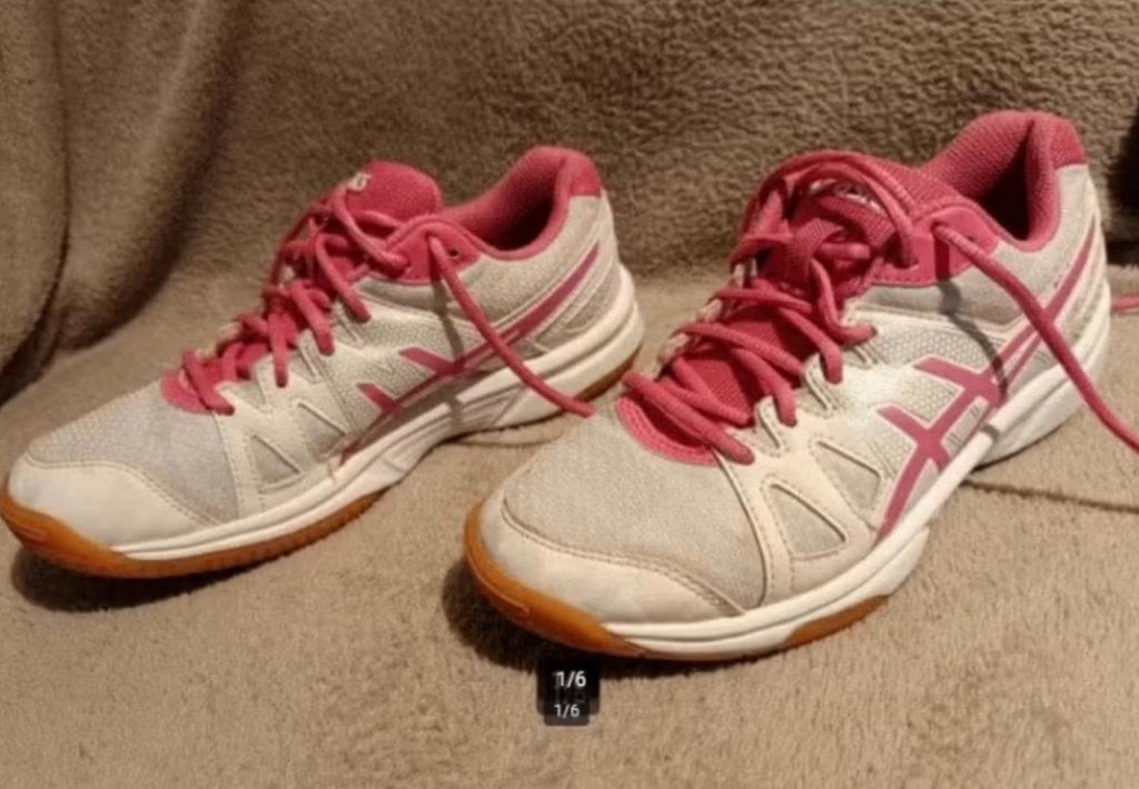 Asics gel upcourt sportschoenen maat 35,5 (22,25cm), Sport en Fitness, Loopsport en Atletiek, Gebruikt, Hardloopschoenen, Ophalen of Verzenden