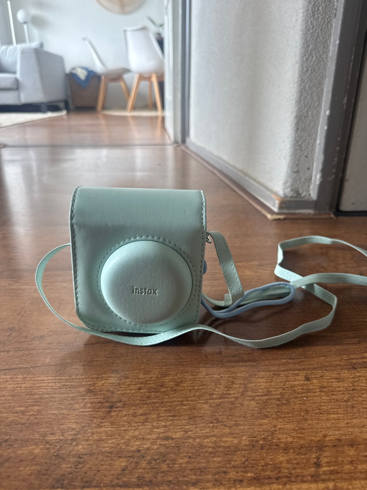 Instax camera hoesje - Mintgroen, Overige merken, Schouderband, Hoes, Ophalen of Verzenden