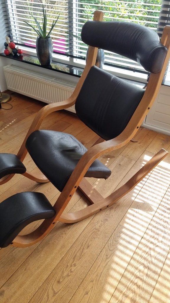 Variér (Stokke) Gravity Balans stoel, Ophalen, Gebruikt, Bruin, Eén