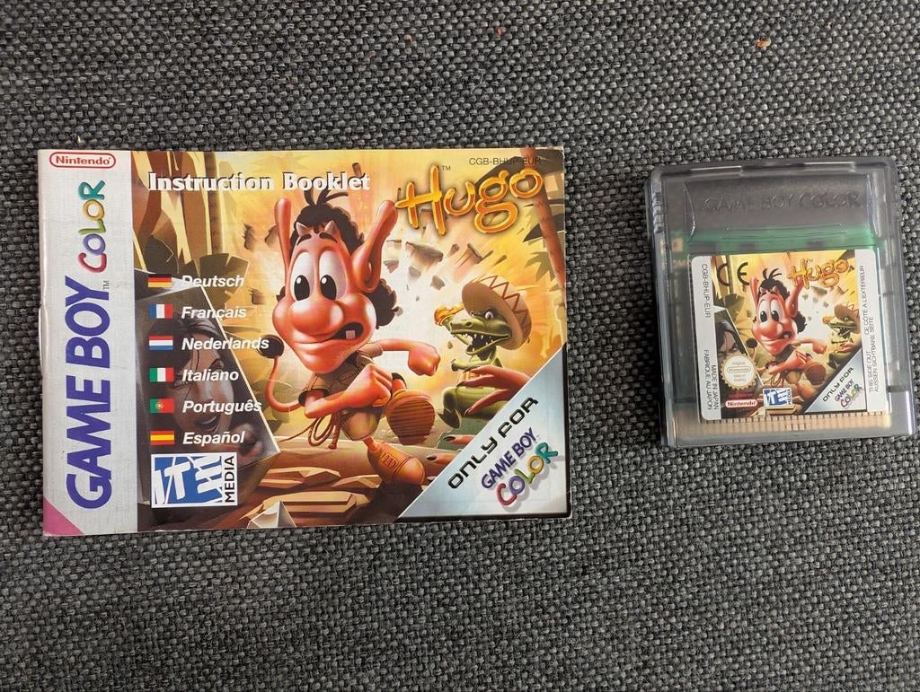 Hugo: Black Diamond Fever (GBC), Spelcomputers en Games, Games | Nintendo Game Boy, 1 speler, Ophalen of Verzenden, Zo goed als nieuw