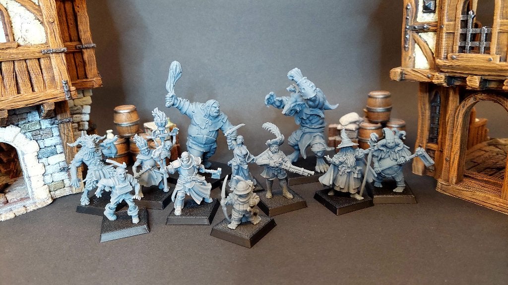 3D-GEPRINTE FANTASY SKIRMISH WARBANDS, Hobby en Vrije tijd, Ophalen of Verzenden, Nieuw, Warhammer, Figuurtje(s)