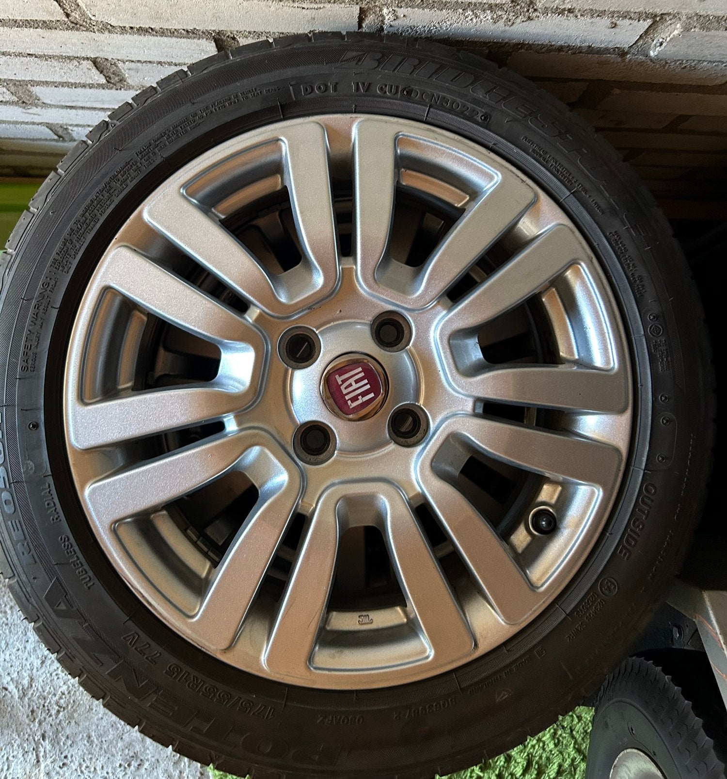 15” 4x98 FIAT lichtmetalen velgen (4 stuks) 6J x 15 H2 ET43, Ophalen, Gebruikt, 15 inch, Velg(en)