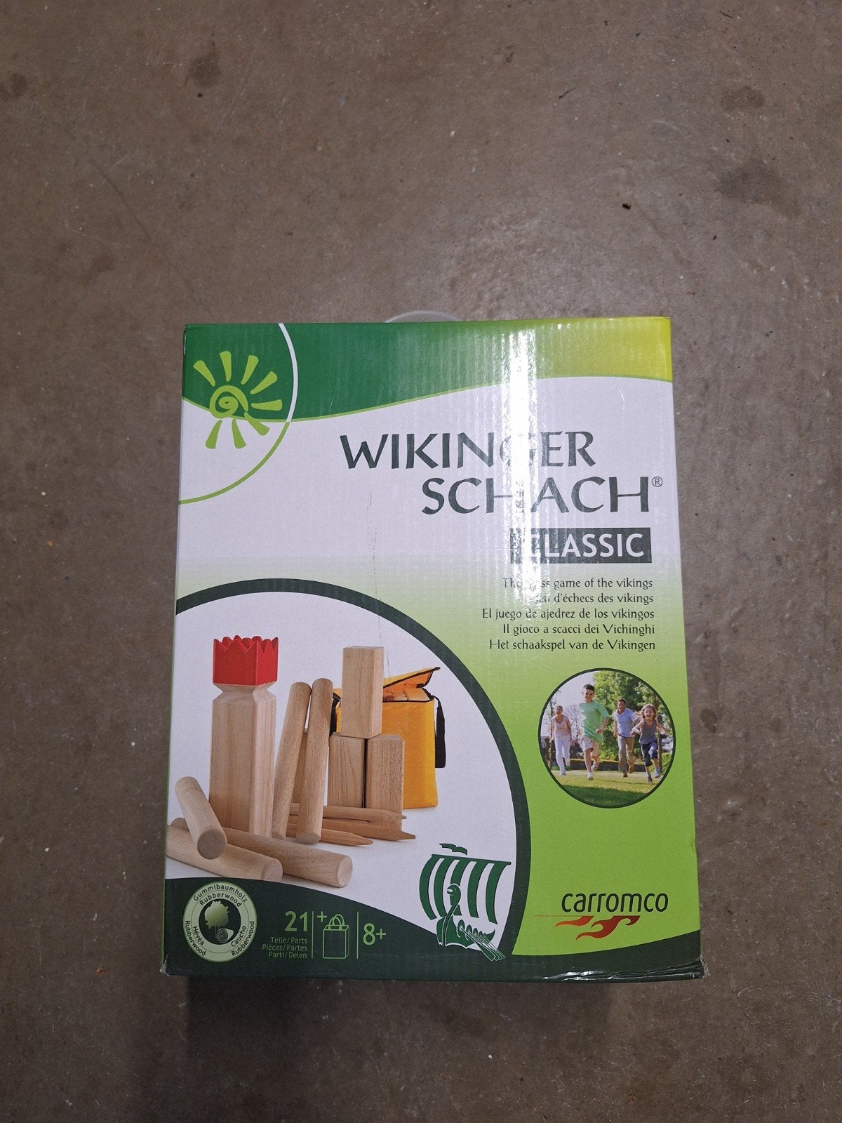 Kubb, Ophalen, Nieuw