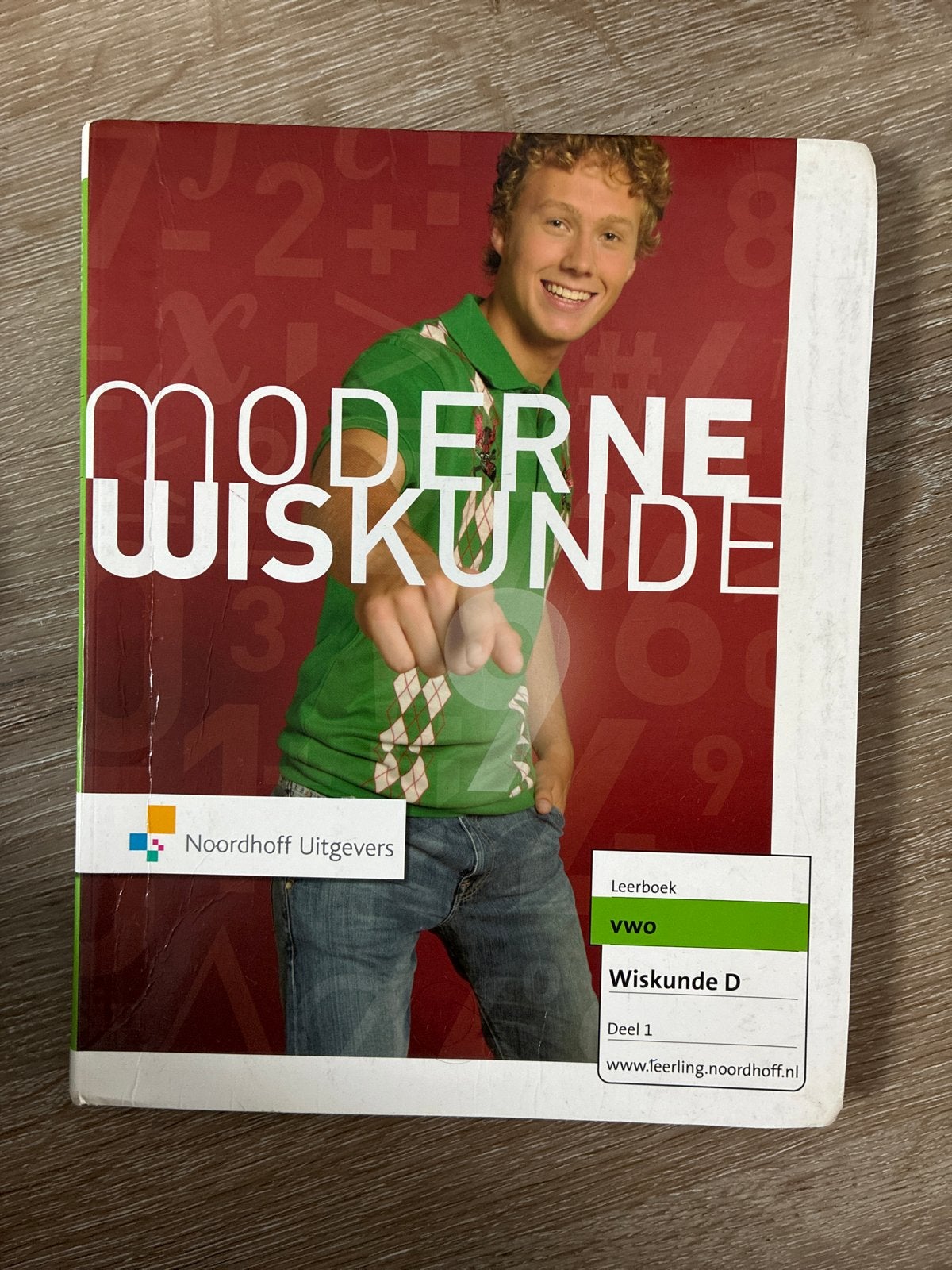 Moderne Wiskunde VWO Wiskunde D Deel 1 Noordhoff, Boeken, Ophalen of Verzenden, Zo goed als nieuw, VWO, Wiskunde B