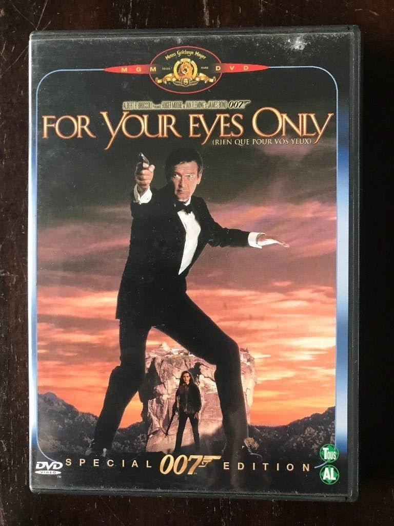 James Bond 007 For Your Eyes Only DVD Special Edition, Alle leeftijden, Ophalen of Verzenden, Zo goed als nieuw, Actie