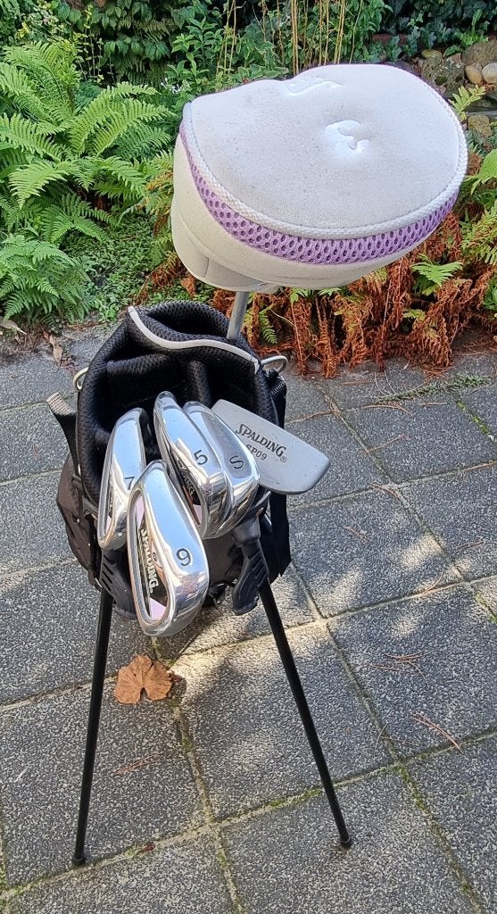 Linkshandig vrouwen golfset met tas