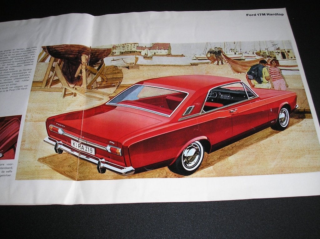 De nieuwe Ford 17M, 60-er jaren, Boeken, Auto's | Folders en Tijdschriften, Gelezen, Ford, Ophalen of Verzenden