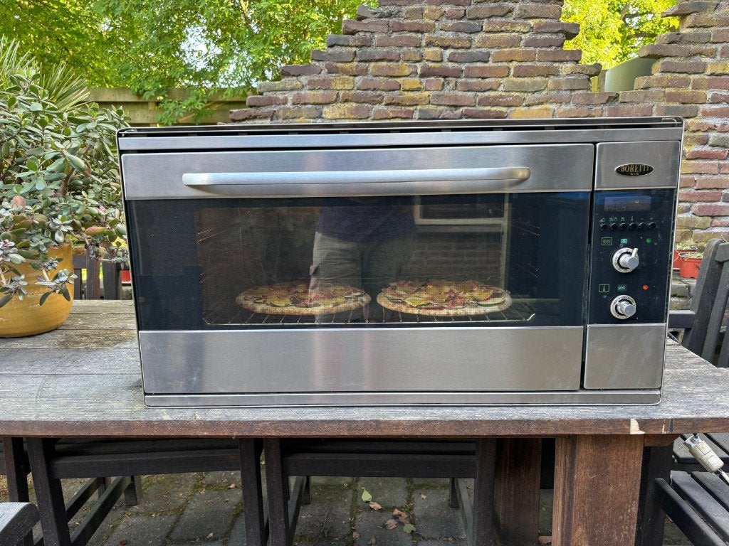 Boretti heteluchtoven, Witgoed en Apparatuur, Ovens, Ophalen, 45 tot 50 cm, Gebruikt, Hete lucht
