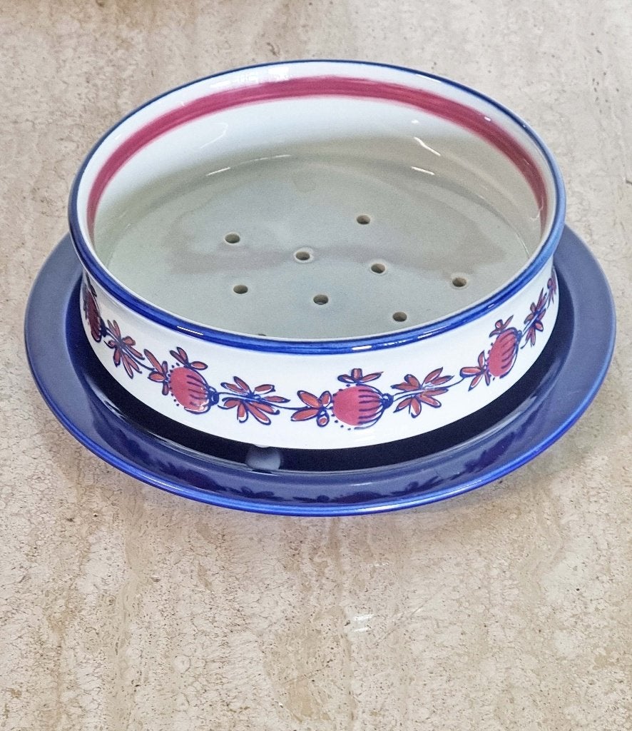vintage fruittest plateel GOUDA Zenith, Antiek en Kunst, Ophalen of Verzenden
