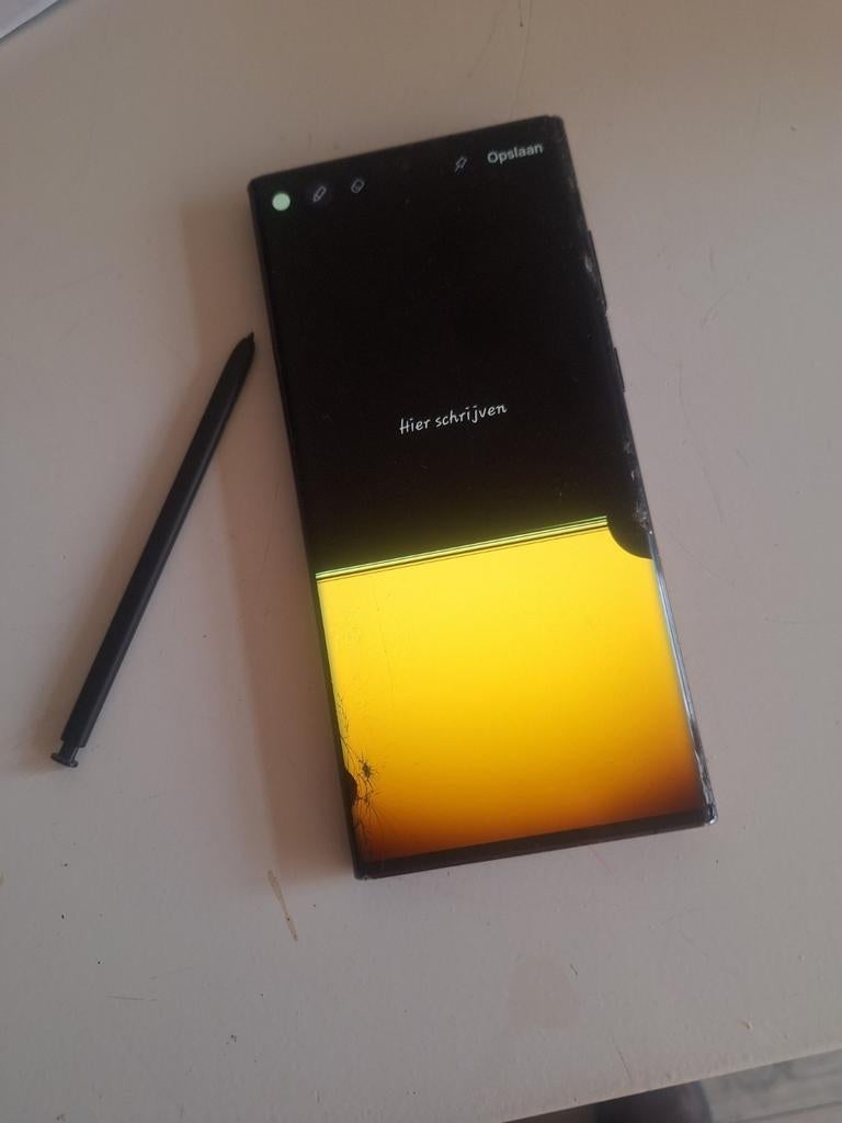 Samsung S22 Ultra - Scherm defect, Telecommunicatie, Mobiele telefoons | Samsung, Ophalen, Touchscreen, Niet werkend, Galaxy S22