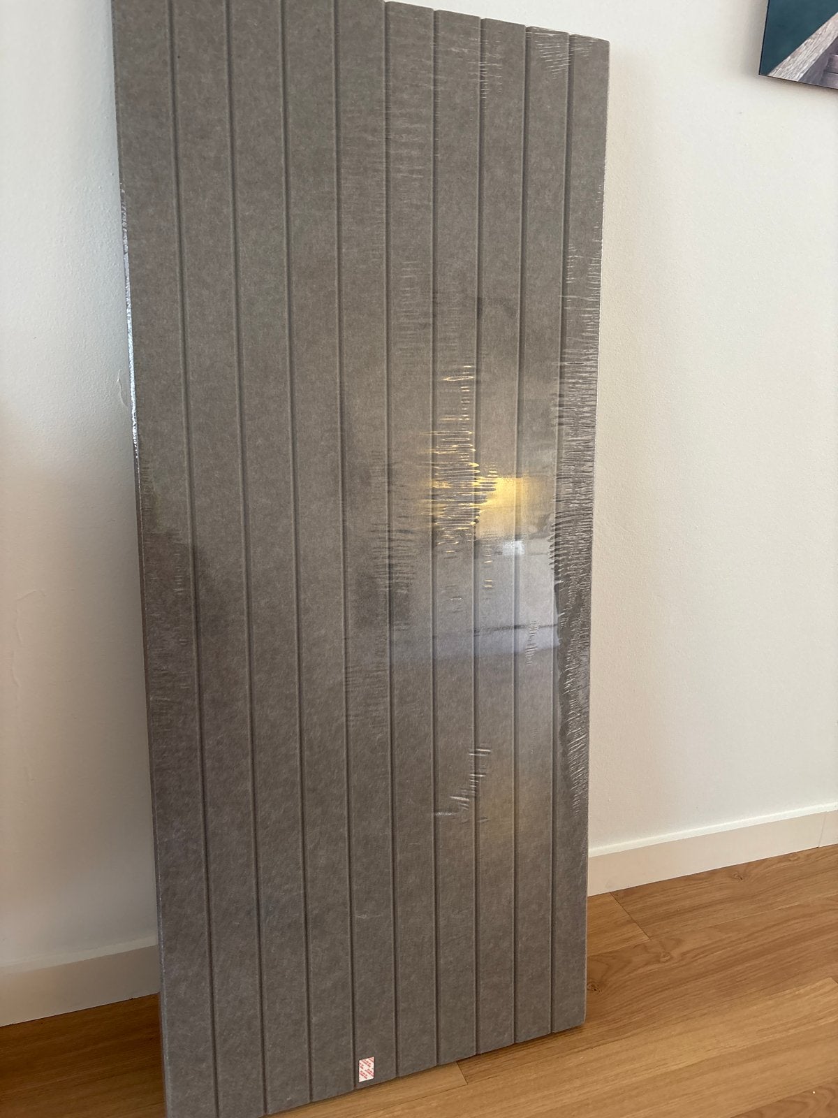 12x Vilten wandpanelen (Action) - Nieuw in doos / Taupe, Textiel, Nieuw, Wandbord of Wandpaneel, Grijs