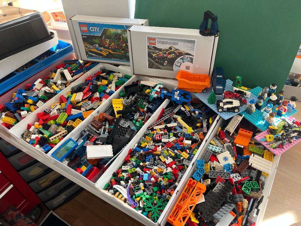 grote verzamling lego stenen onderdelen city en technic, Ophalen of Verzenden, Zo goed als nieuw, Losse stenen, Lego