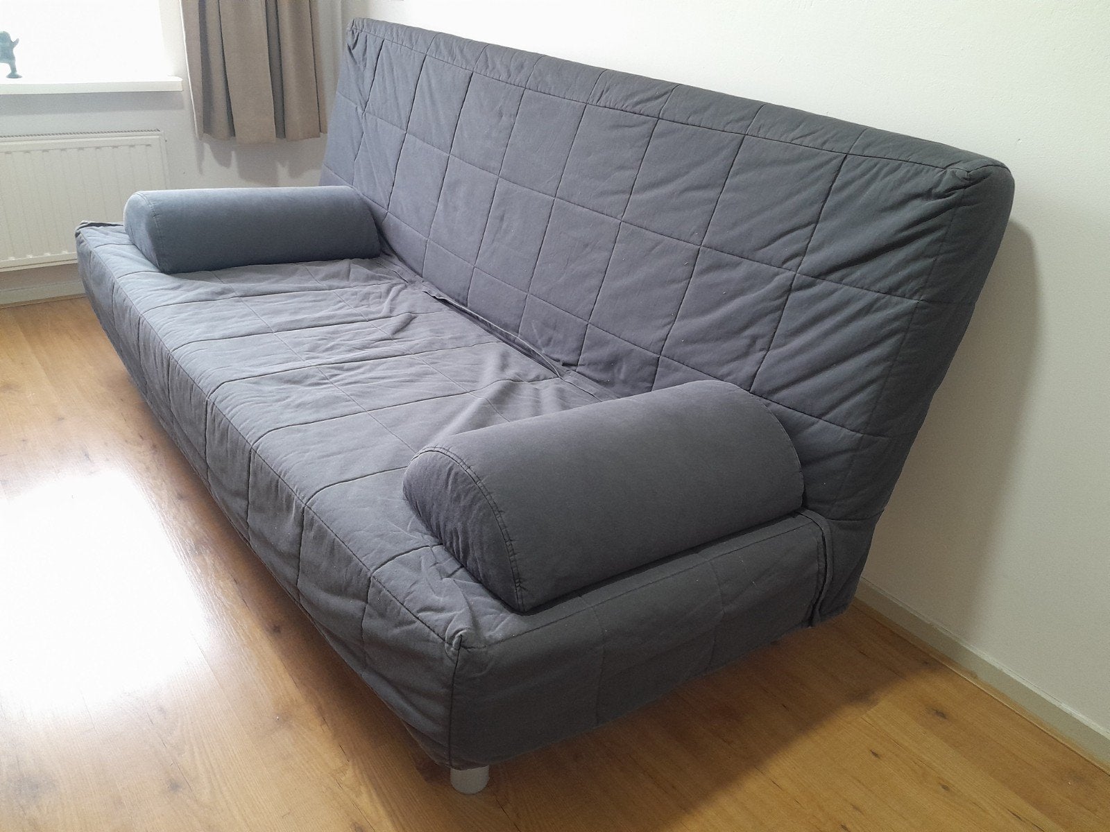 IKEA BEDDINGE slaapbank - Grijs, Huis en Inrichting, Ophalen, Tweepersoons, Grijs, 140 cm