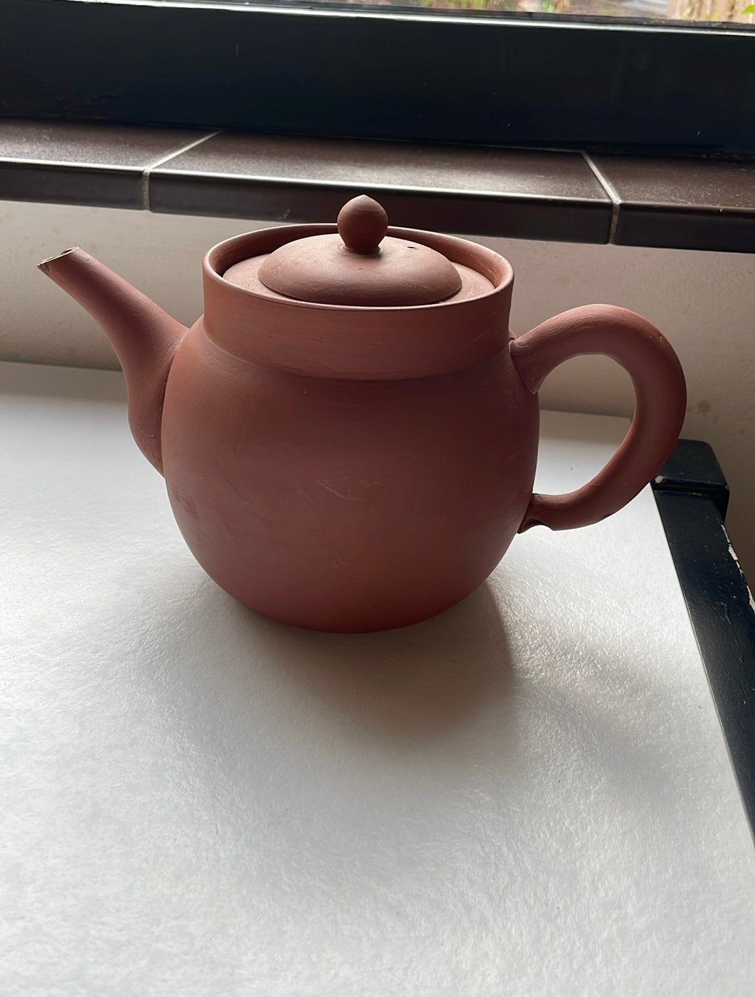 Aardewerken theepot met filter, Ophalen, Zo goed als nieuw, Overige stijlen, Overige typen