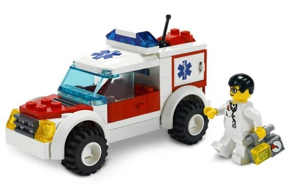 LEGO City 7902 Doctor's Car, City, Lego, Nieuw, Complete set