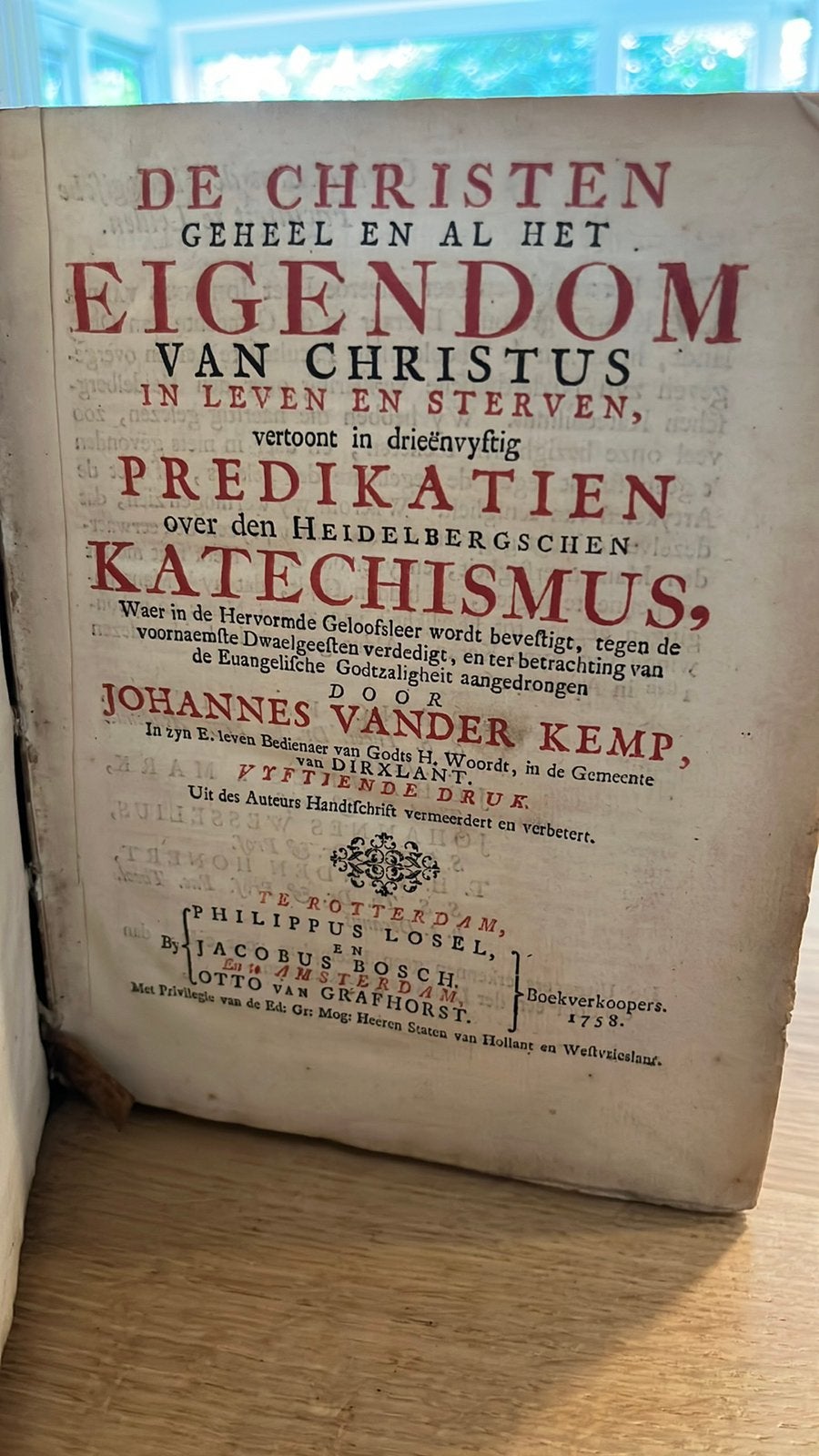 Katechismus. anno 1758, Antiek en Kunst, Antiek | Boeken en Bijbels, Ophalen of Verzenden