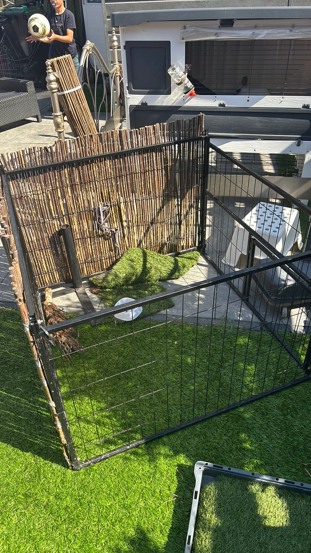 Puppyren. 1 vierkante meter, Ophalen of Verzenden, Zo goed als nieuw, 110 cm of meer