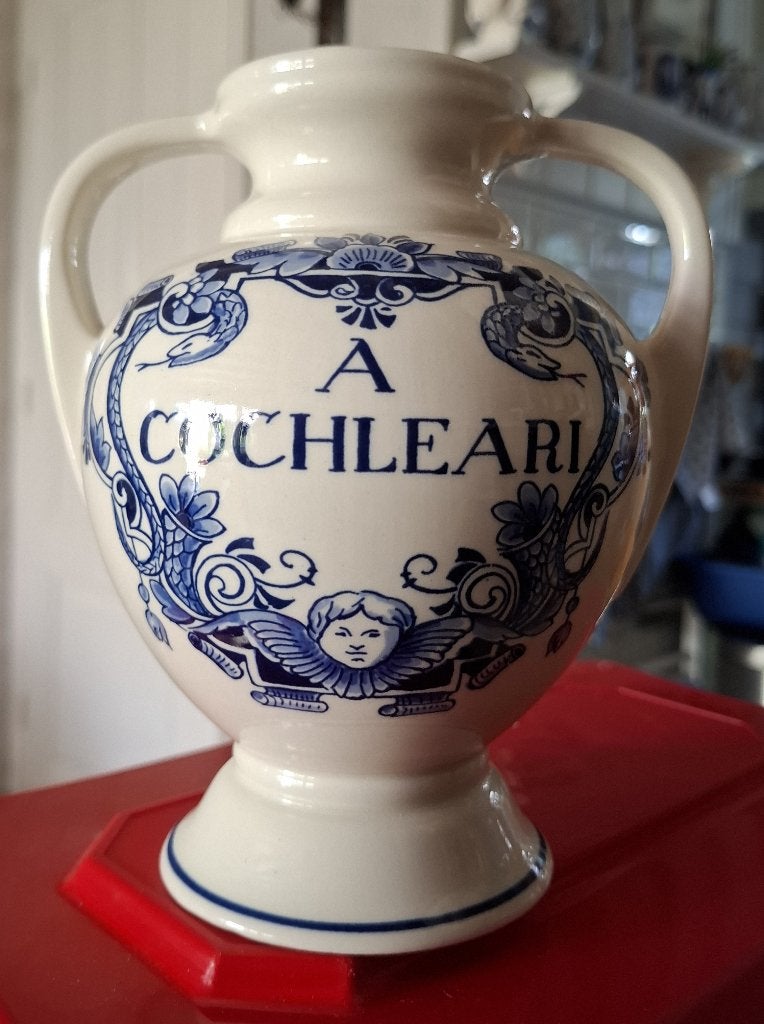 Apothekers pot Flora Keramiek, Hardenberg (Nederland)., Antiek en Kunst, Ophalen of Verzenden