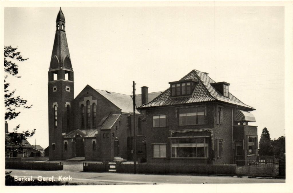 Berkel, Geref. Kerk - ongelopen, Verzamelen, Ophalen of Verzenden, 1960 tot 1980, Ongelopen, Zuid-Holland