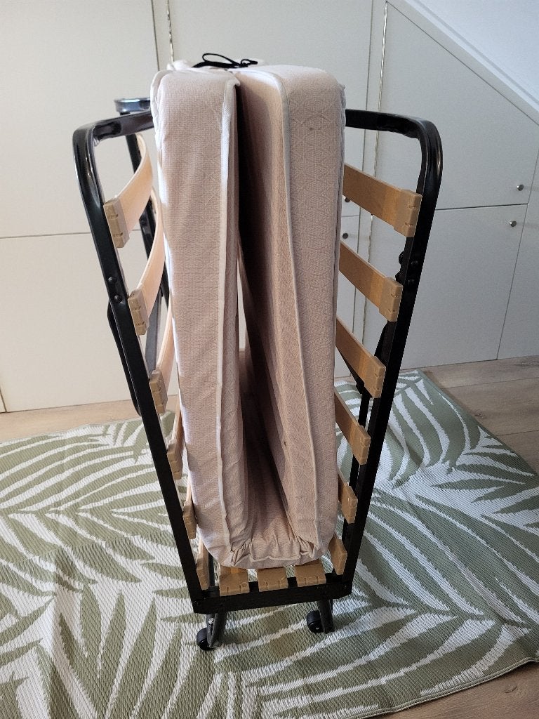 Veraflex Vouwbed Luxor 80x200 – weinig gebruikt, Ophalen, Gebruikt, Eenpersoons, Zwart