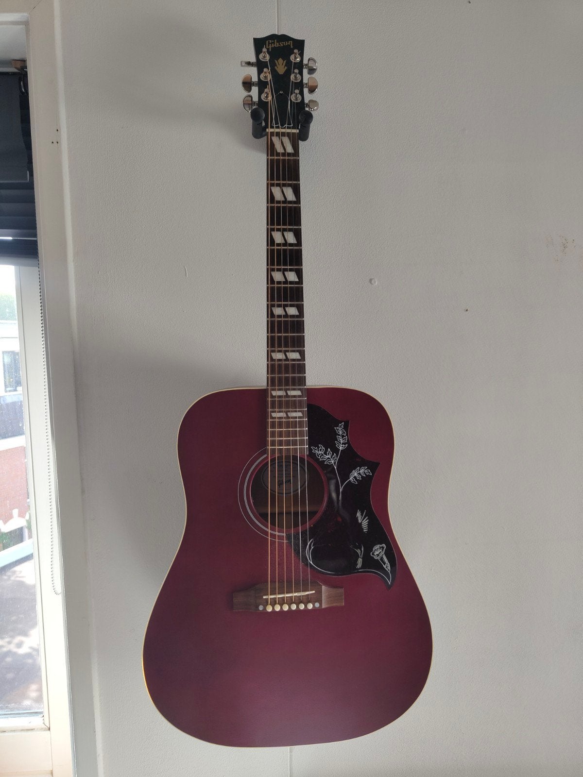 Gibson Hummingbird Special (Wine red) akoestische gitaar, Muziek en Instrumenten, Ophalen, Zo goed als nieuw, Western- of Steelstringgitaar