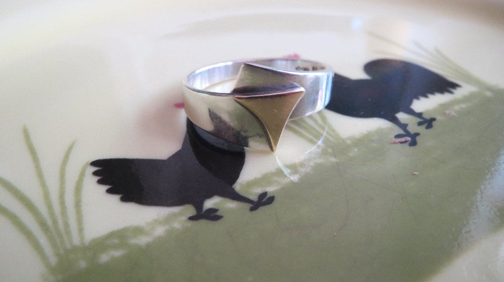 Nol Coopmans NOL sieraden, ring, zilver/goud, 18 tot 19, Verzenden, Zo goed als nieuw, Dame of Heer