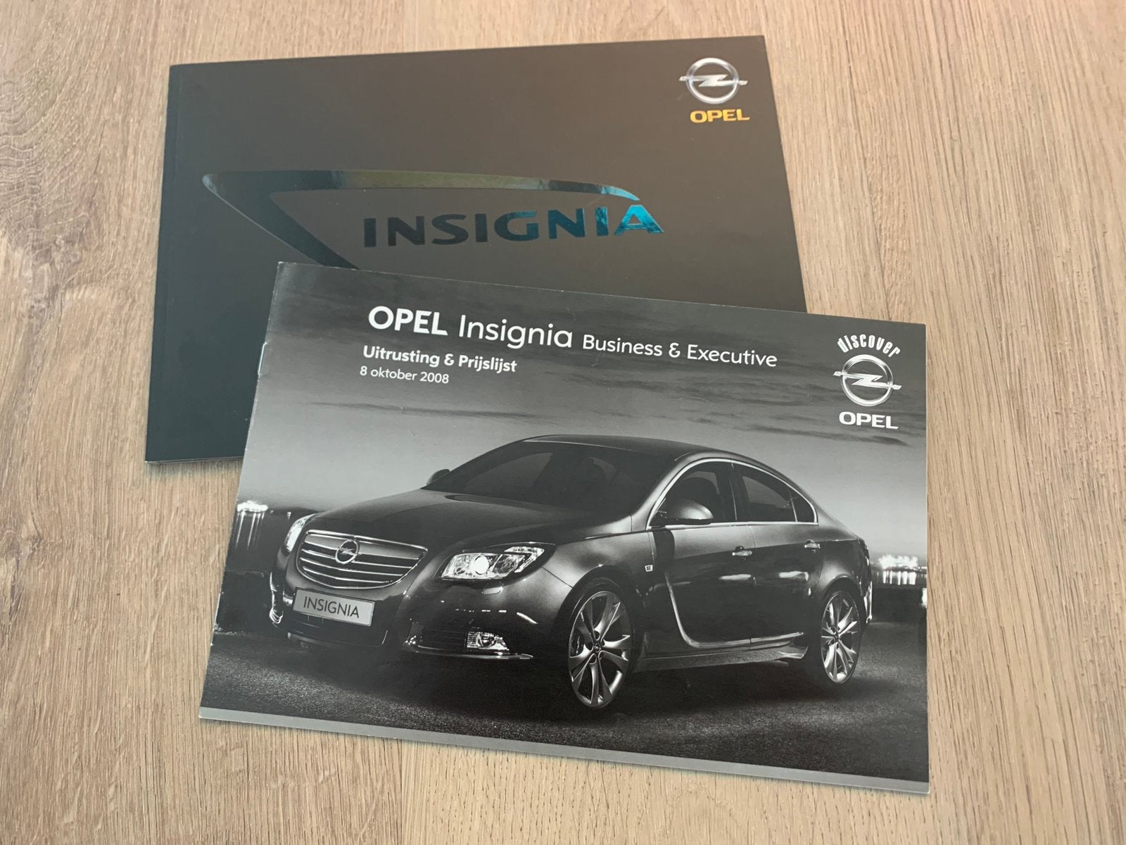 Folder Opel Insignia 2008 + prijslijst, Ophalen of Verzenden, Opel