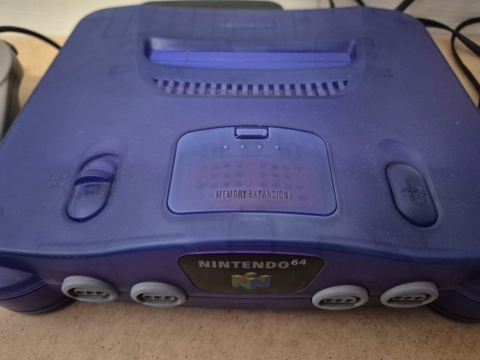 Nintendo 64 console met controller (startknop defect), Spelcomputers en Games, Ophalen of Verzenden, Gebruikt, Met 1 controller