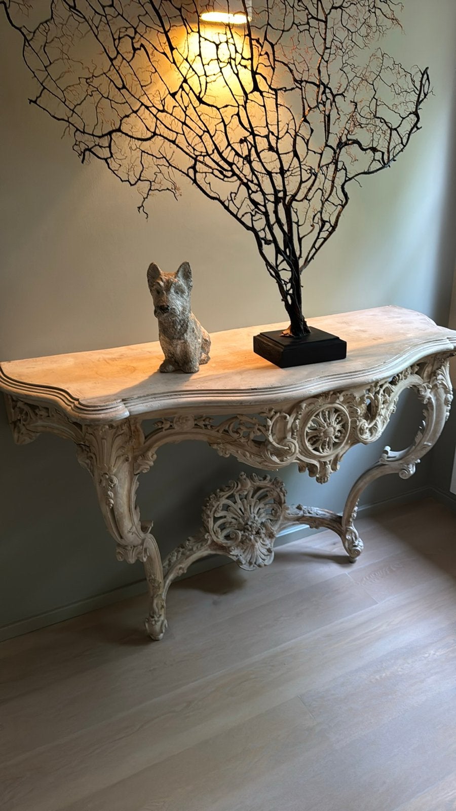 Antieke console tafel in XV stijl, 19e eeuw, Ophalen