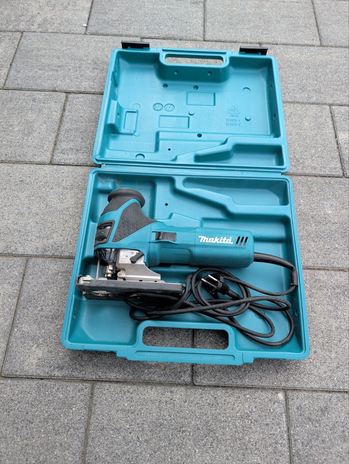 Makita 4351T Decoupeerzaag in Koffer, Doe-het-zelf en Verbouw, Gereedschap | Zaagmachines, Ophalen of Verzenden, Gebruikt, Decoupeerzaag