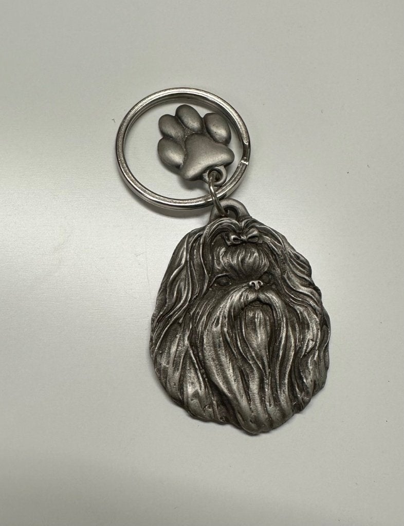 Sleutelhanger Shih Tzu - tin, Nieuw, Ophalen of Verzenden, Nvt, Nvt