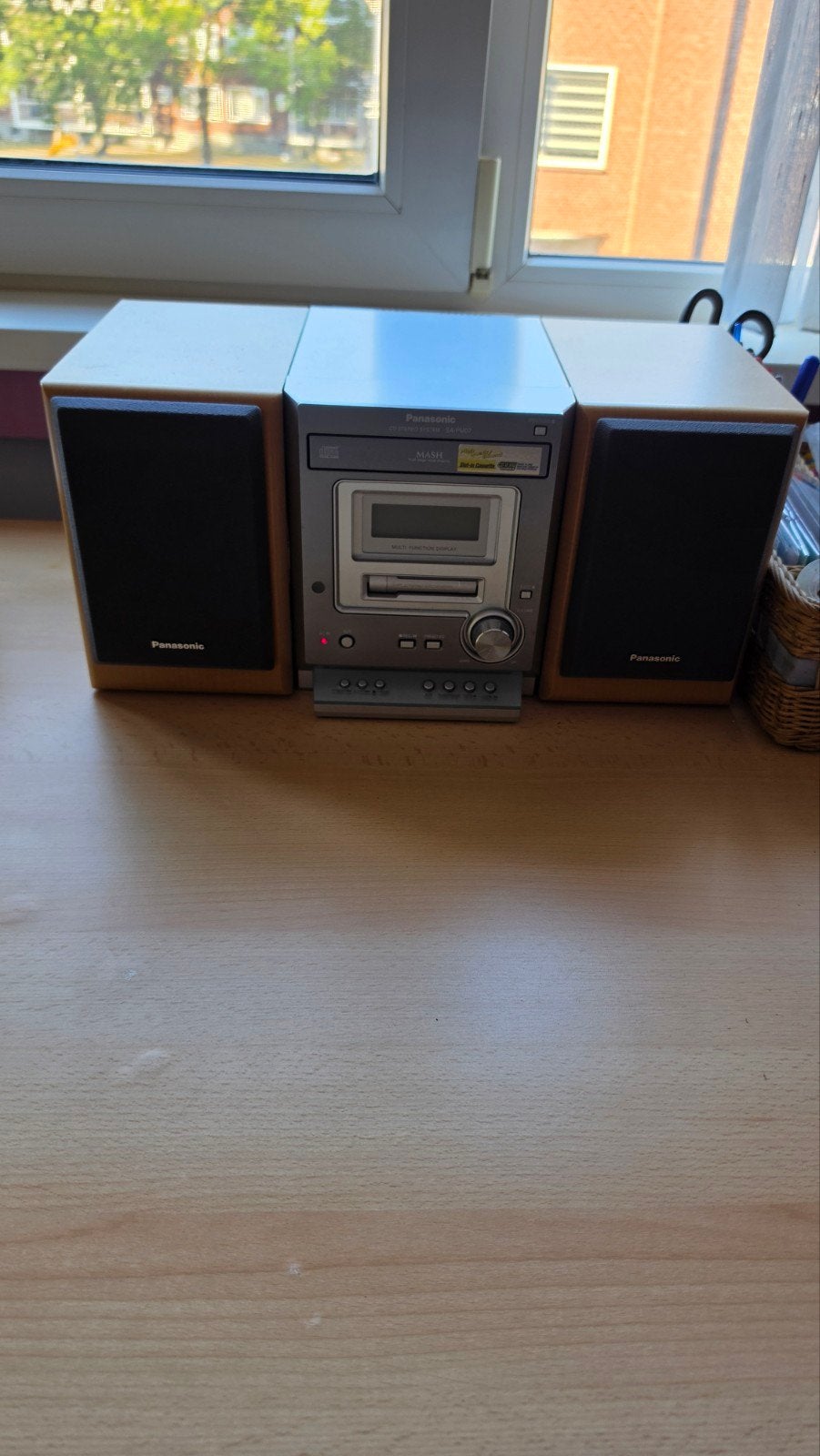 Panasonic SA-PM07 Microset met CD, Cassette en Radio, Audio, Tv en Foto, Stereo-sets, Ophalen of Verzenden, Gebruikt, Tuner of Radio