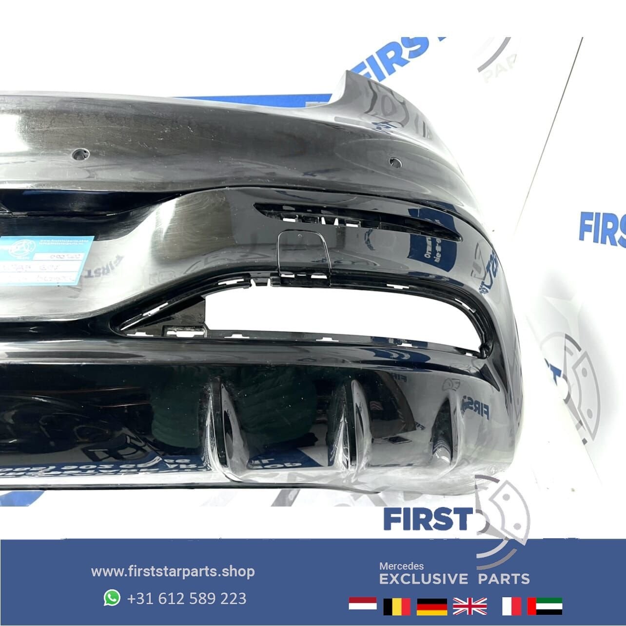 A2978855202 W297 V297 EQS EQS53 AMG ACHTERBUMPER 2021-2026 B, Gebruikt, -, Ophalen of Verzenden, Achter