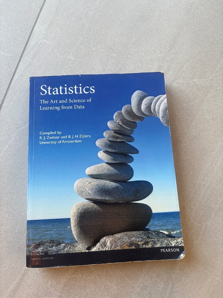 Statistics: The Art and Science of Learning from Data, Ophalen of Verzenden, R.J. Zwitser en B.J.H. Zijlstra, Beta, WO