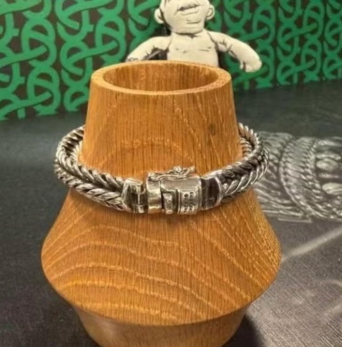 BUDDHA TO BUDDHA ARMBAND TYPE 065 E NURUL 19 CM € 349,95, Ophalen of Verzenden, Zo goed als nieuw, Zilver, Zilver