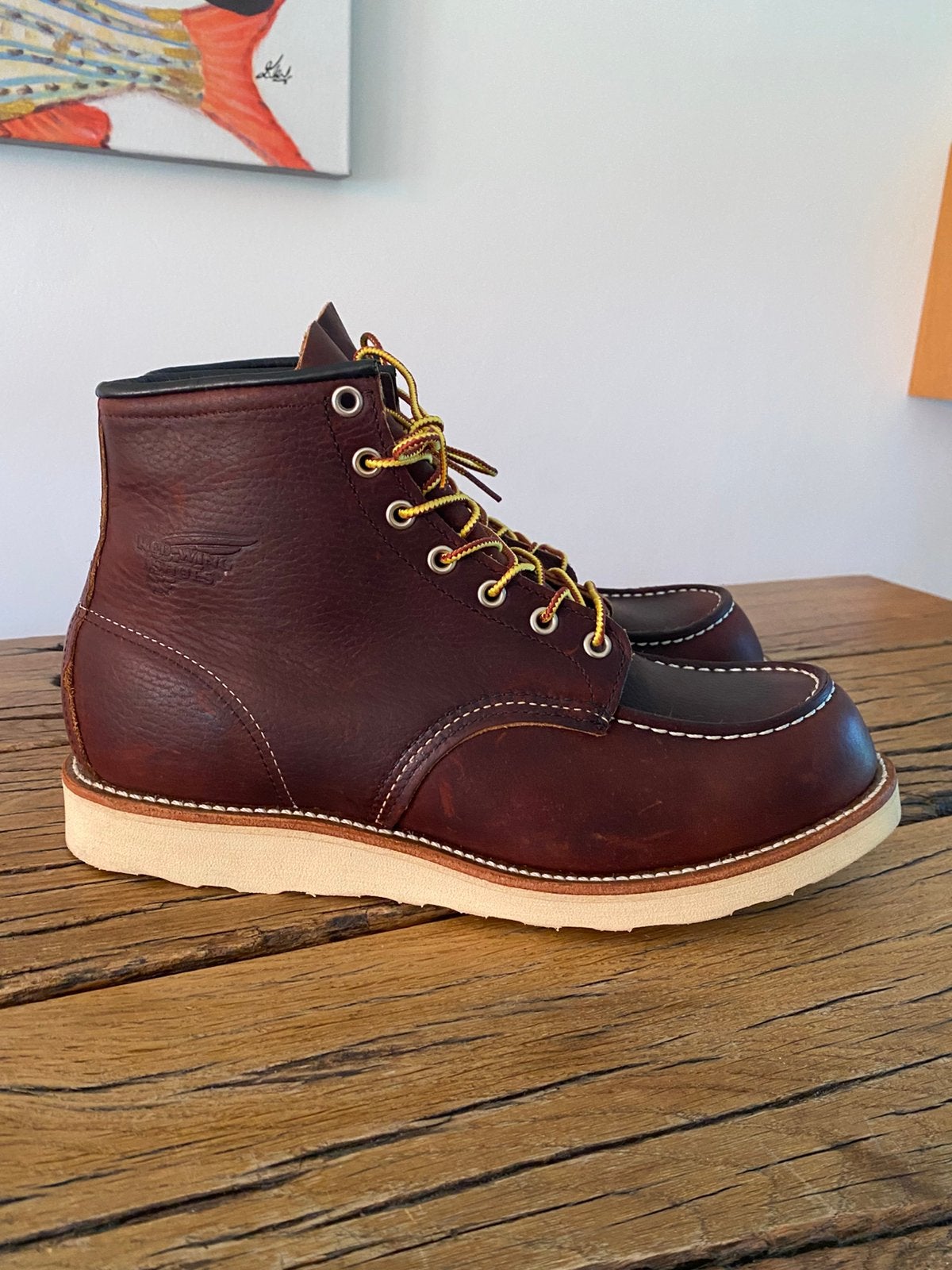 Red Wing 8138 NIEUW! moc toe Oil Briar Slick US9,5D/EU42,5, Kleding | Heren, Schoenen, Bruin, Boots, Nieuw, Ophalen of Verzenden