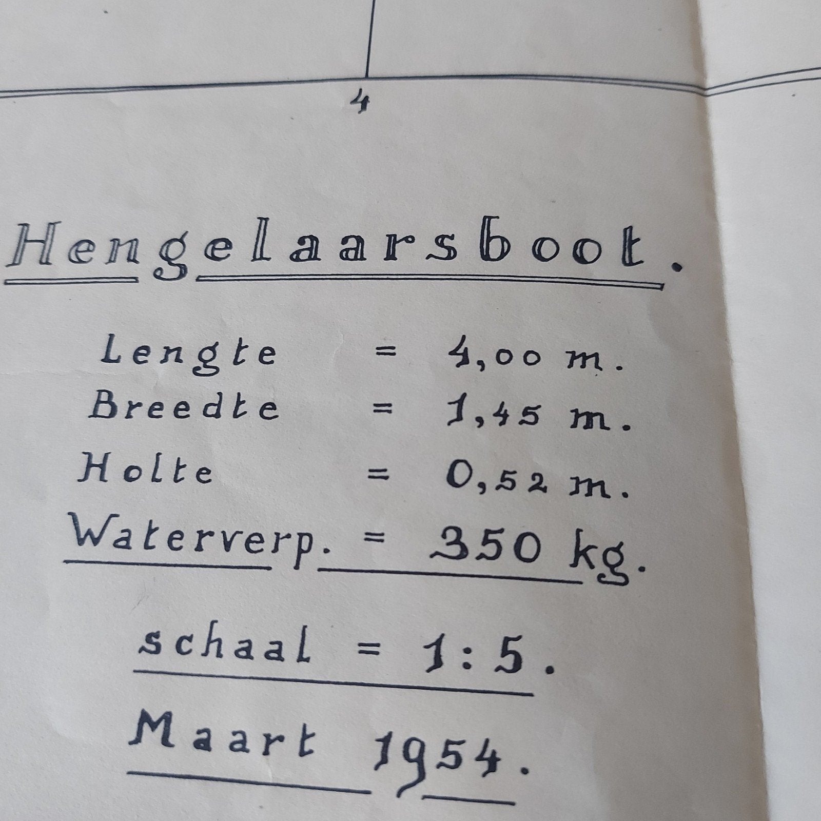 Zelfbouw roeiboot / visboot, Watersport en Boten, Ophalen of Verzenden, Nieuw, Overige typen