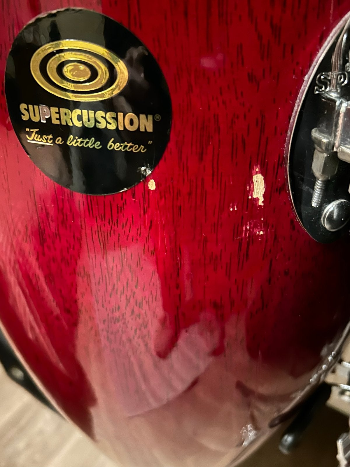 Supercussion Conga Set met Stand en Hoezen, Ophalen, Gebruikt