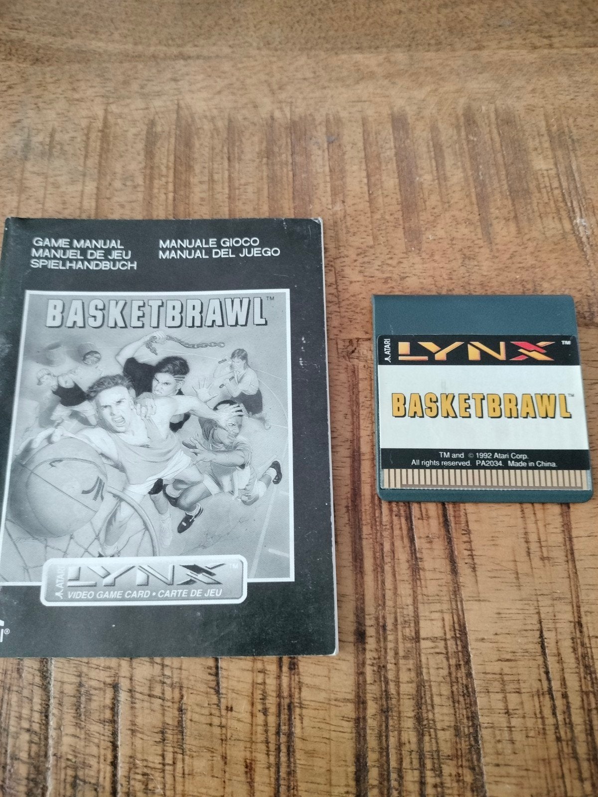 Basketbrawl Atari Lynx - Compleet met handleiding, Spelcomputers en Games, Games | Atari, Vechten, 1 speler, Ophalen of Verzenden