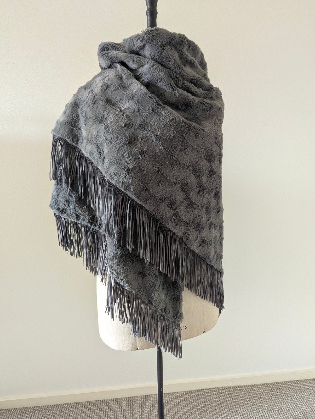 Stola / Omslagdoek met Pauwenprint - Heerlijk Warm, Ophalen of Verzenden, Zo goed als nieuw