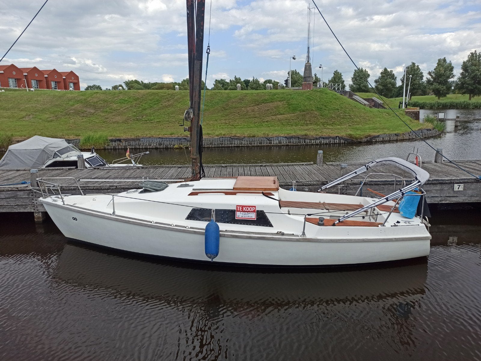 Zeilboot te koop - compleet Nautica 23, Watersport en Boten, Ophalen, Overige merken, Gebruikt, Kleine kruiser