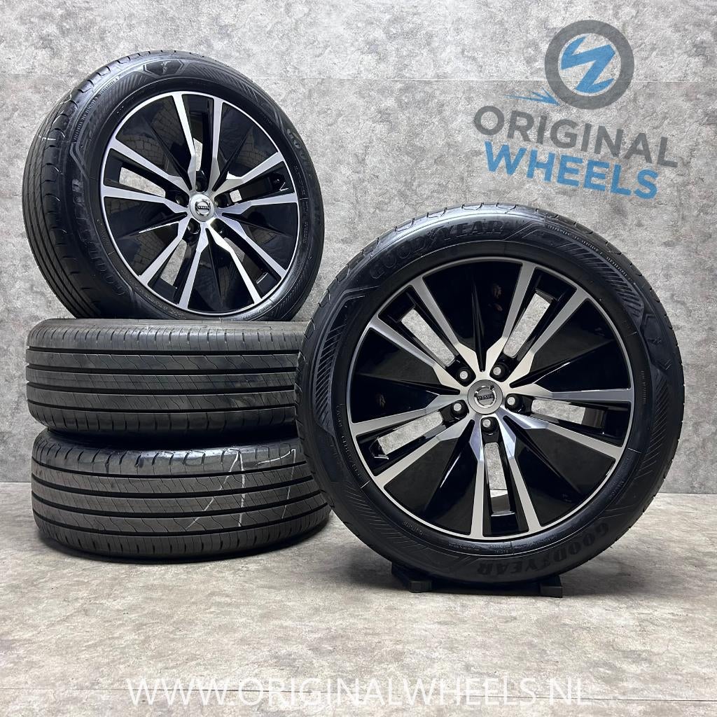 19 inch originele velgen + zomerbanden Volvo XC90, 19 inch, Gebruikt, Banden en Velgen, Ophalen of Verzenden